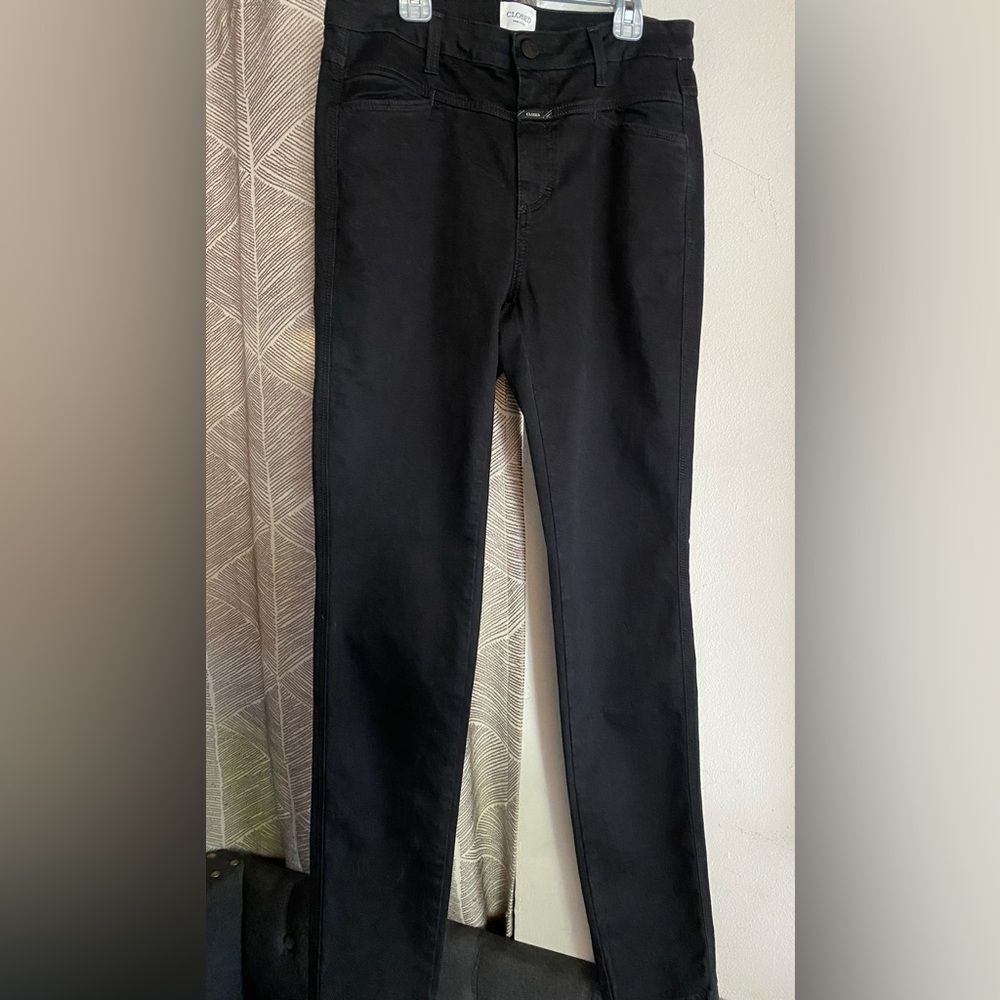 CLOSED  Skinny Fit Jeans Black Wash Made in ITALY Sz 30